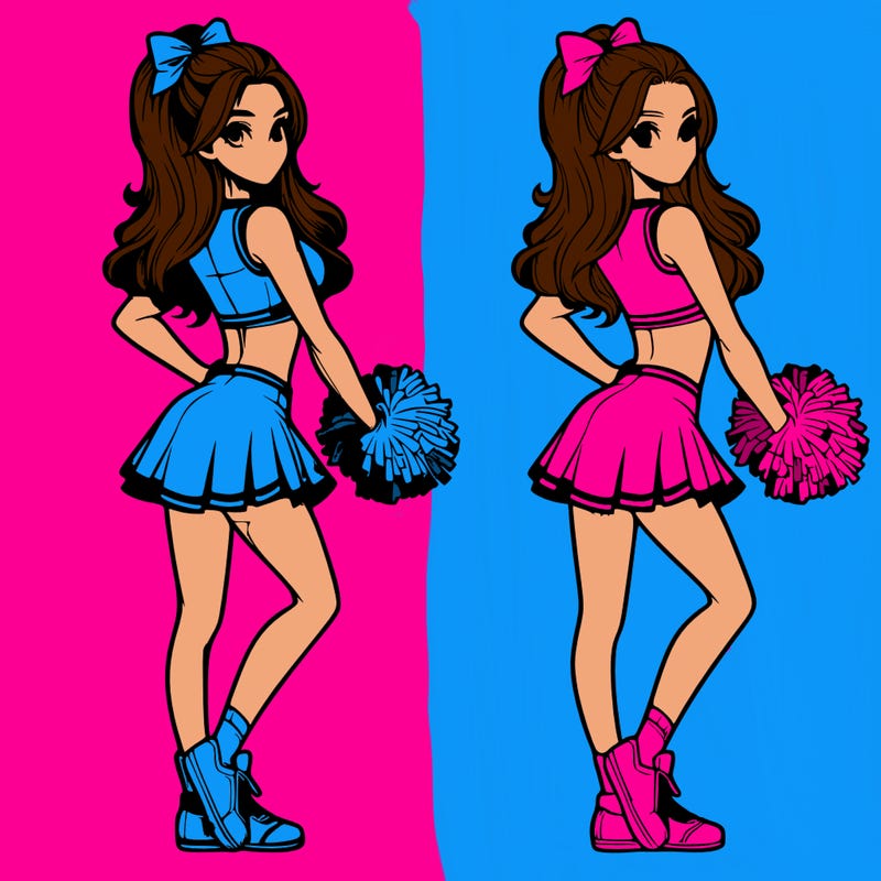 realistic cheerleader