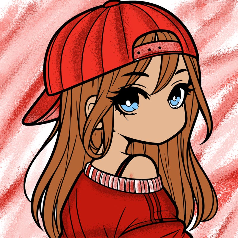 girl with a backward hat on