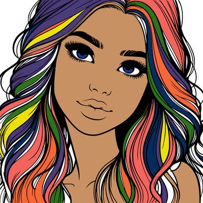 beautiful realistic girl