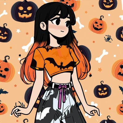 girl in a cute crop top