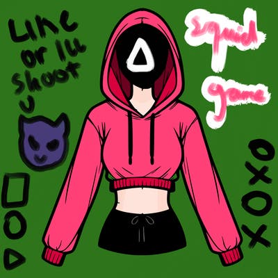female hoodie. no body
