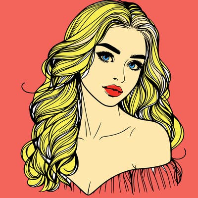 beautiful realistic girl