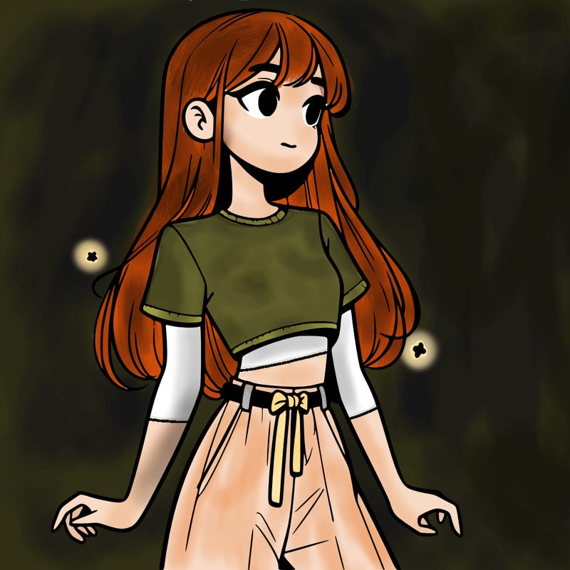 girl in a cute crop top