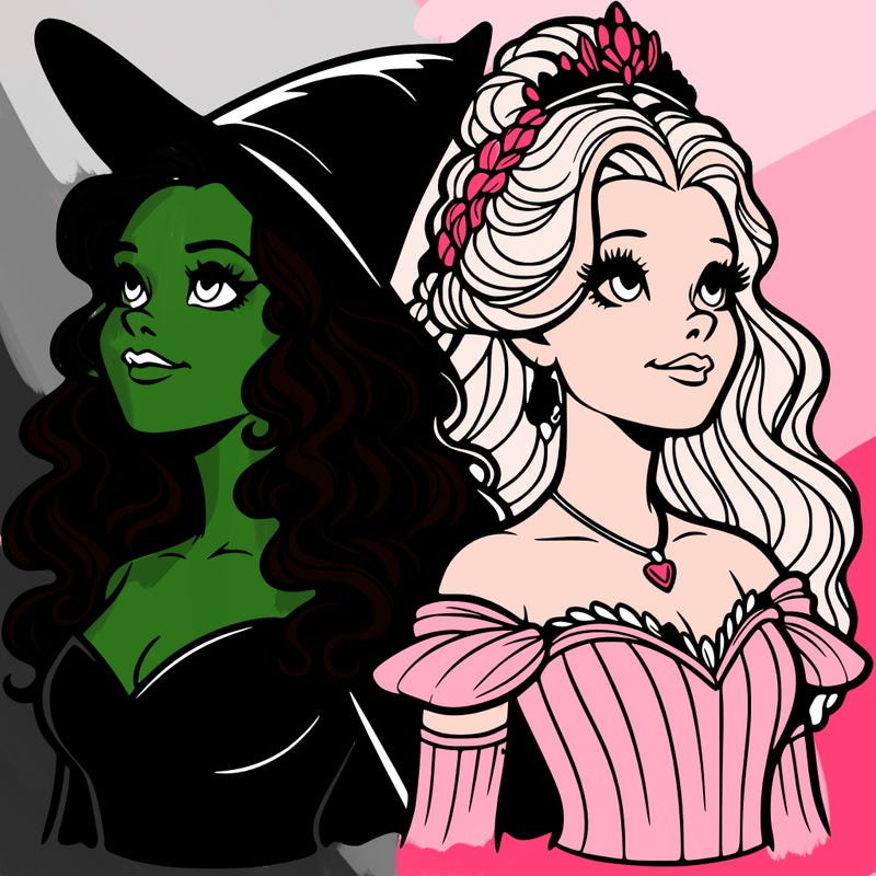 'elphaba and glinda (realistic)