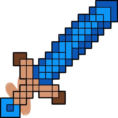 minecraft sword