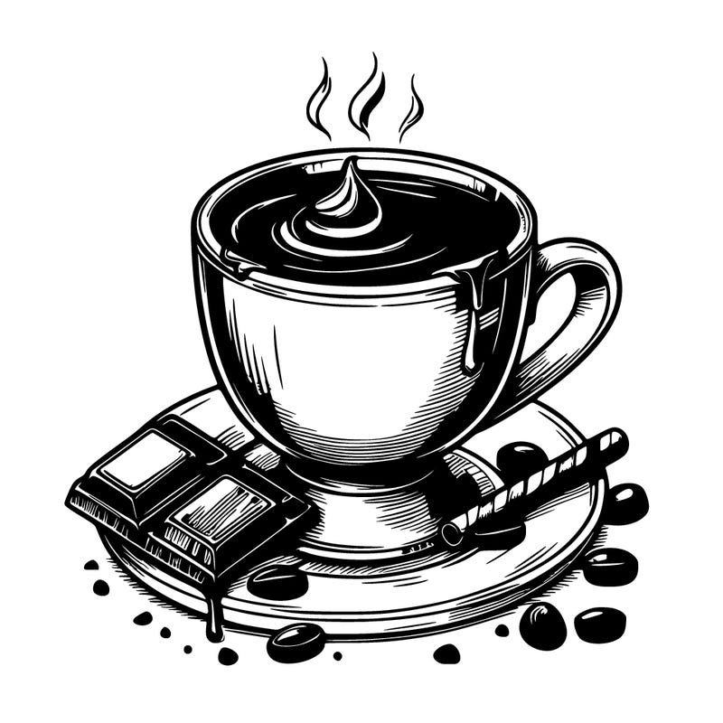 hot chocolate realistic