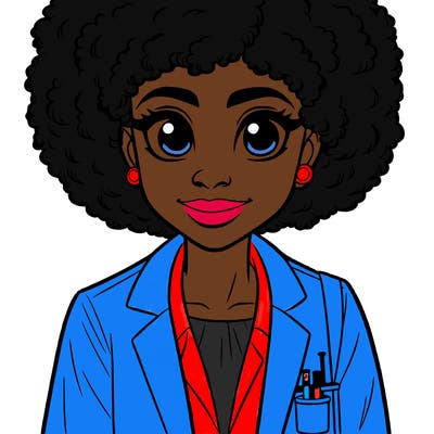 african american female scientist