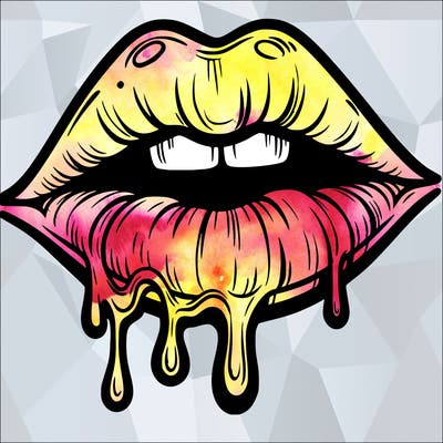 lips that look realistic and drip