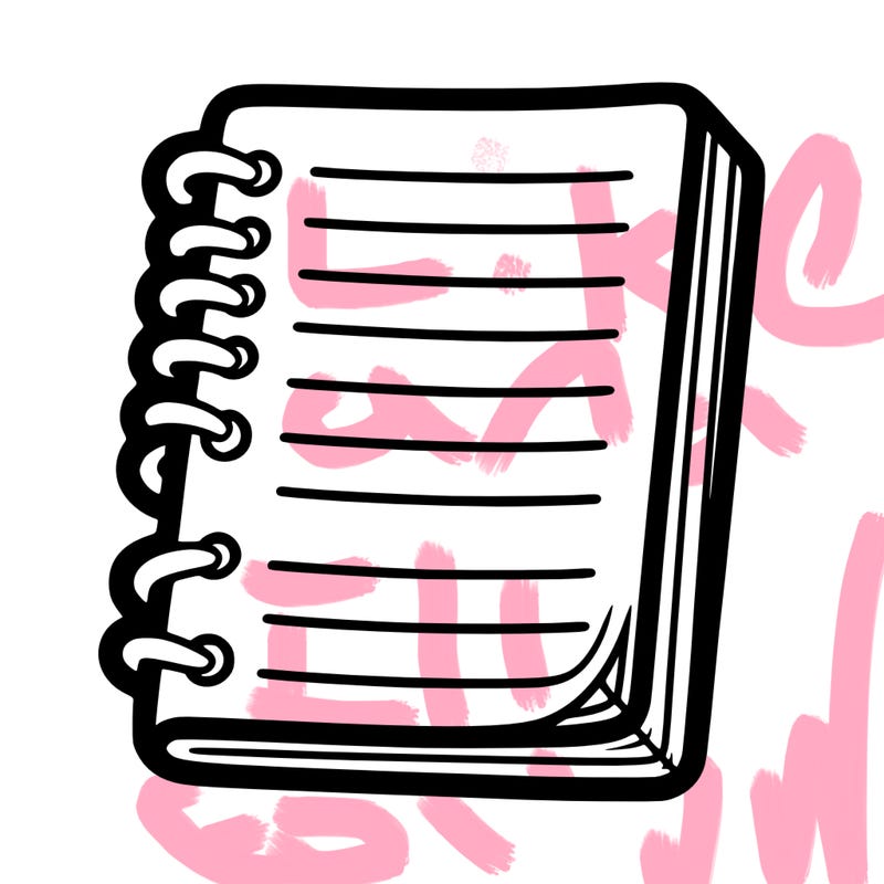 blank notebook lines