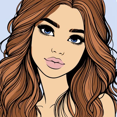 beautiful realistic girl