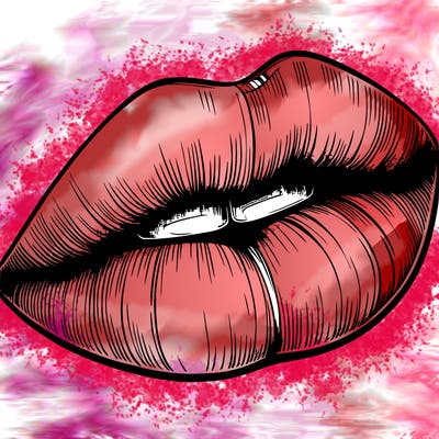 realistic lips