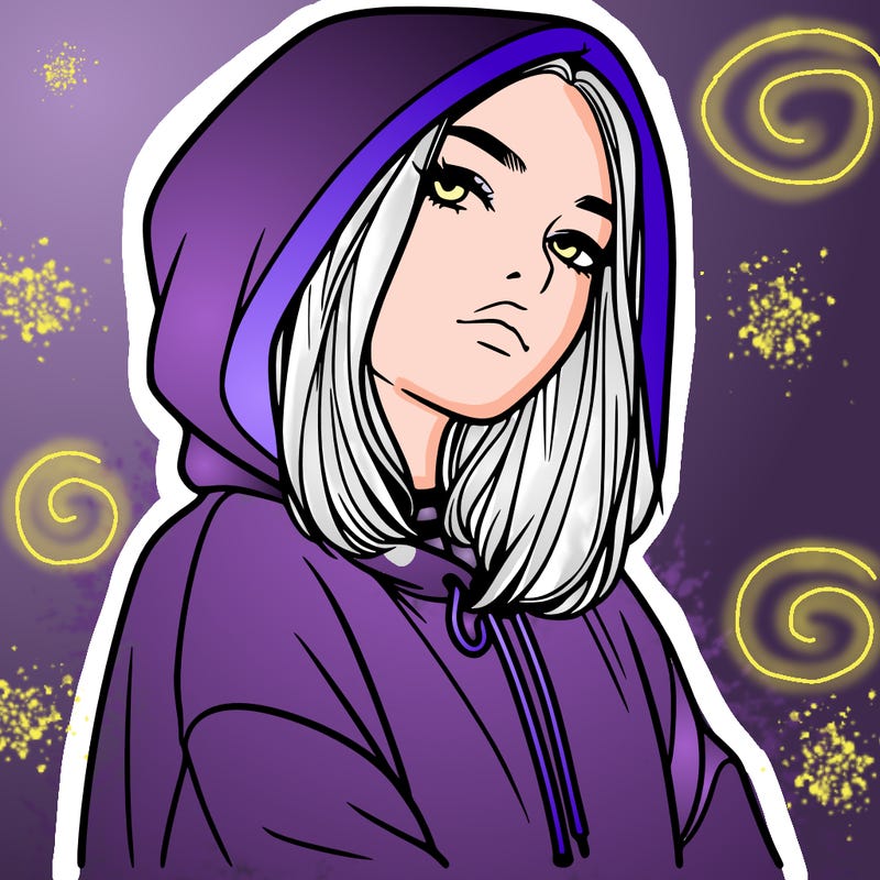 a realistic girl in a hoodie