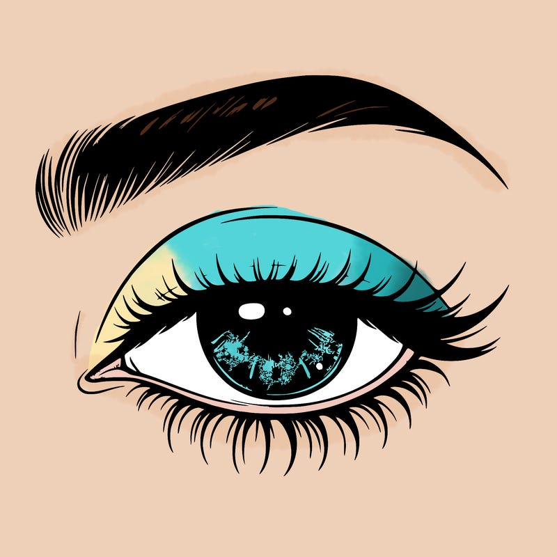 eye closed realistic