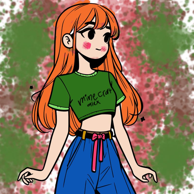 girl in a cute crop top