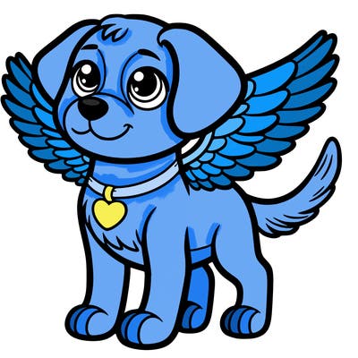 dog with wings