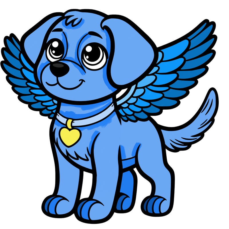 dog with wings