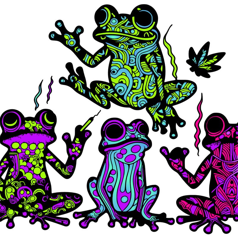 trippy frogs
