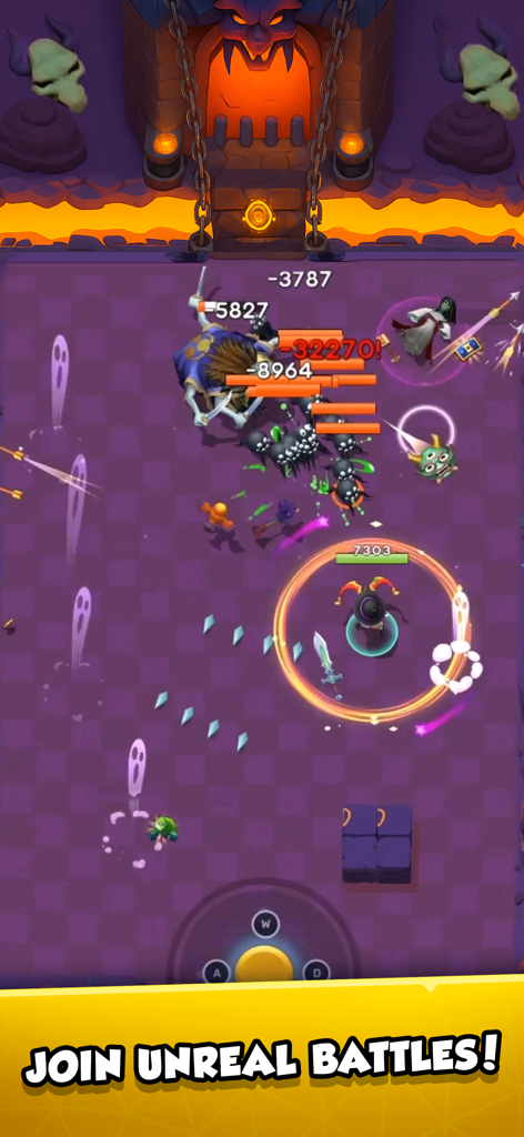 Magic Archer: Fantasy RPG Game - Combat rapide dans Magic Archer Fantasy RPG avec des monstres et des chiffres de dégâts