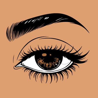 eye closed realistic