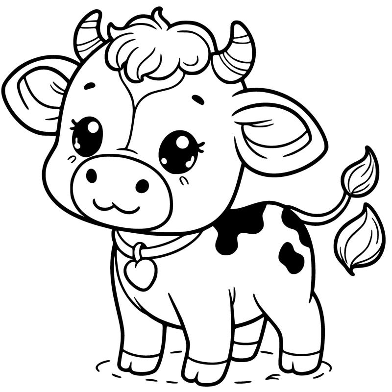 tiny baby cow