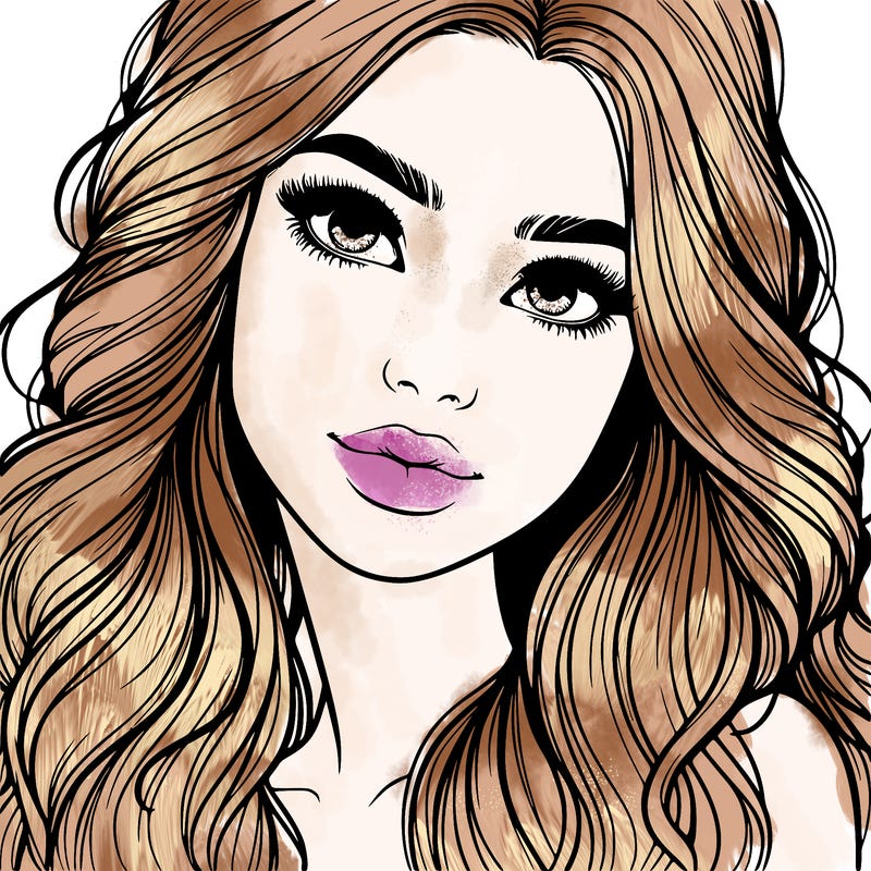 beautiful realistic girl