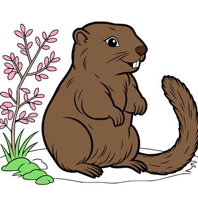 yellow bellied marmot