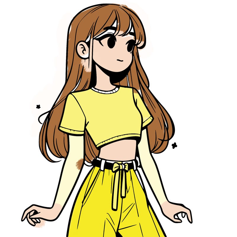 girl in a cute crop top