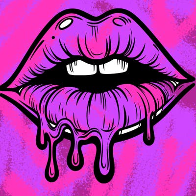 lips that look realistic and drip