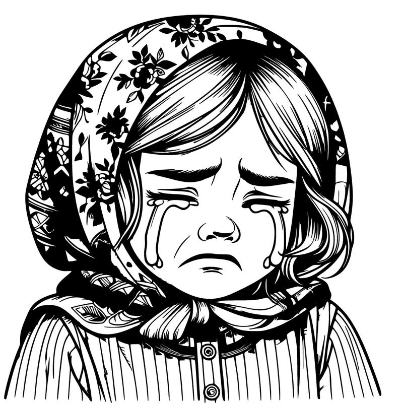 crying  realistic girl