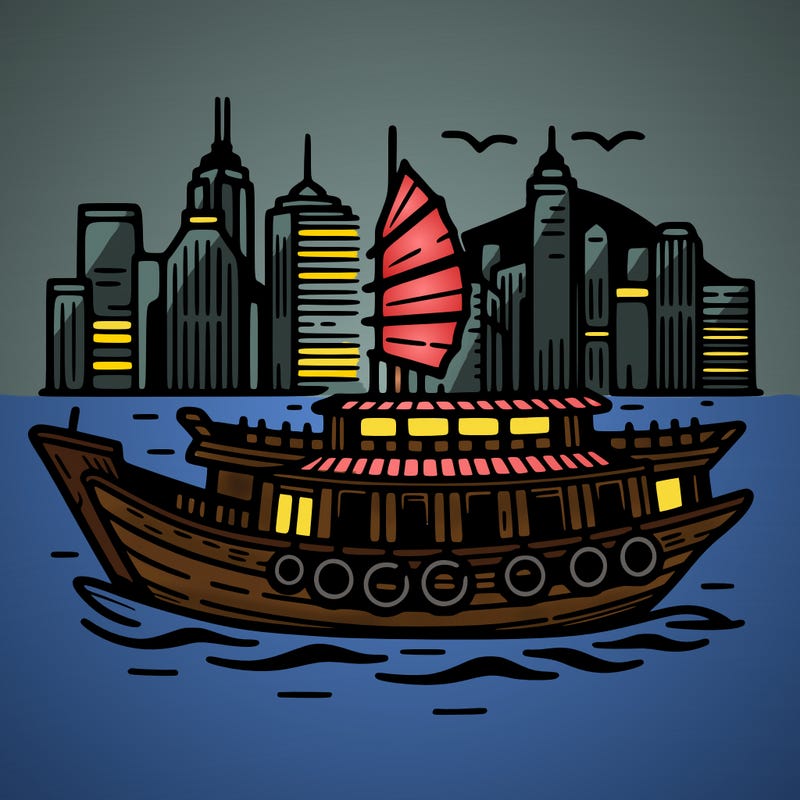 hong kong china boat