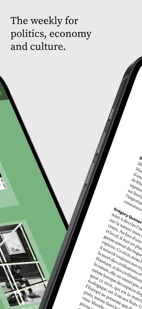 Land for iPhone - Land for iPhone weekly news app for politics economy and culture