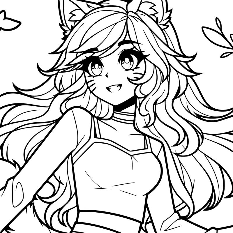 aphmau cat wolf human girl