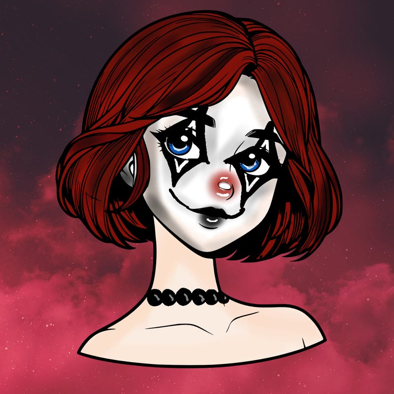 realistic girl with short hair