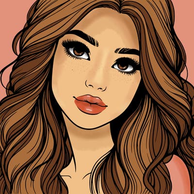 beautiful realistic girl