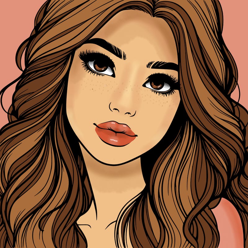 beautiful realistic girl