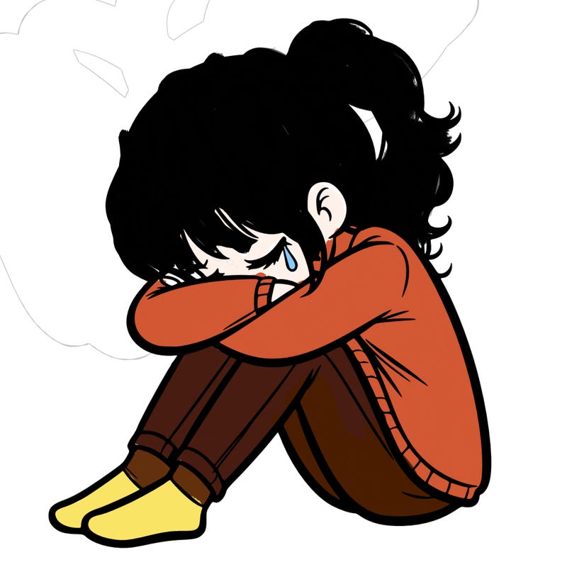 depressed girl