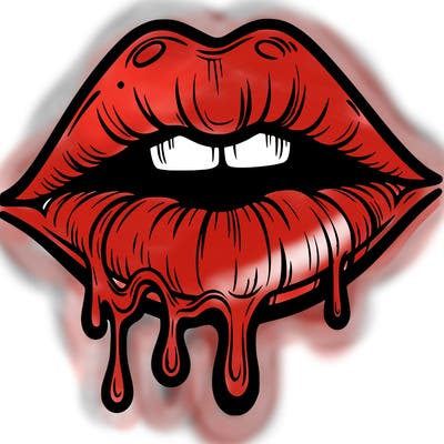 lips that look realistic and drip