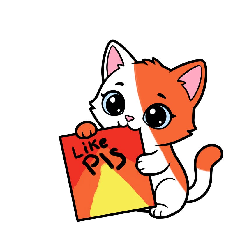 a small cat with a blank sheet of paper in its hand. the cat is sooooooo cute!