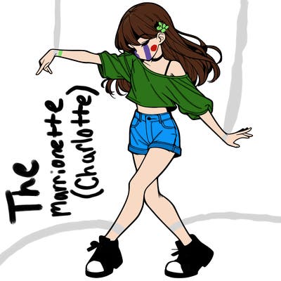 realistic girl danceing