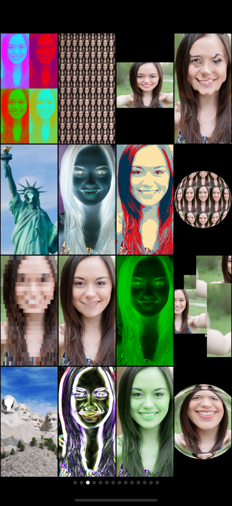 Mega Photo Pro - A collection of funny and creative photo effects and distortions from the Mega Photo Pro app
