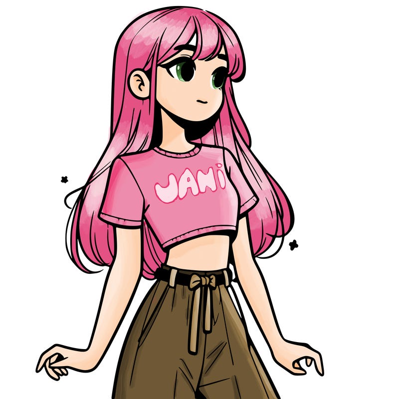 girl in a cute crop top