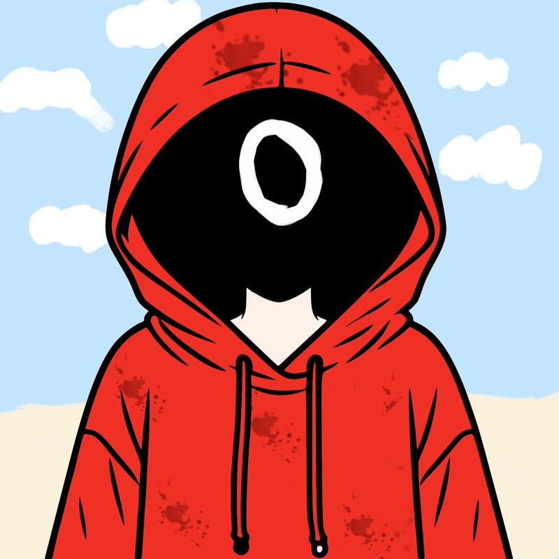 faceless girl in hoodie