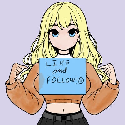 girl holding a blank sign in a long sleeve crop top