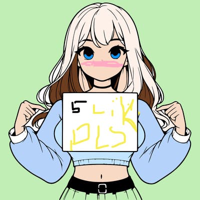 girl holding a blank sign in a long sleeve crop top