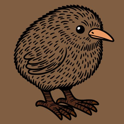 a kiwi bird