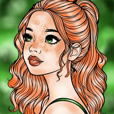 beautiful realistic girl