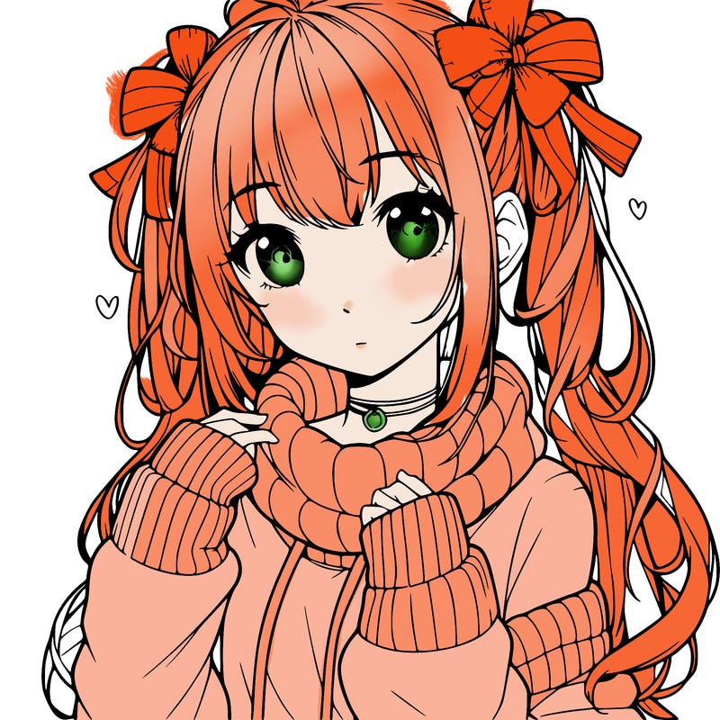 cute anime realistic girl