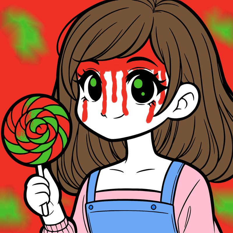 girl with a lollipop