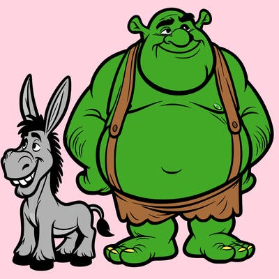 shrek donkey