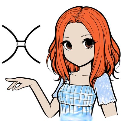 realistic girl pisces